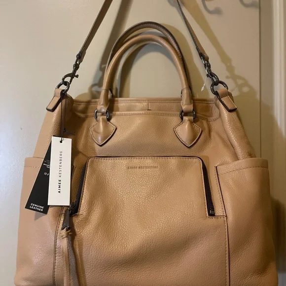 COPY - Aimee Kestenberg Leather Sunbury Tote Vachetta NWT - Picture 2 of 7